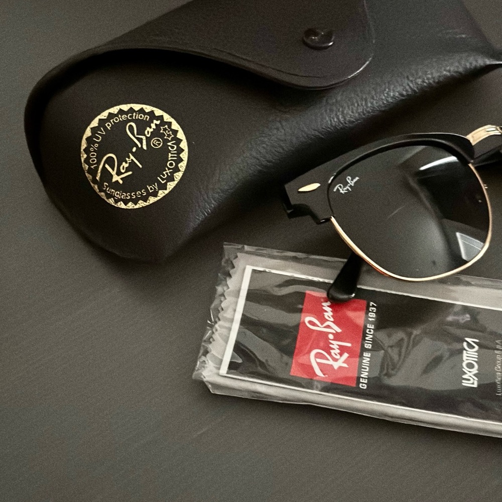 Dark green lenses clubmaster 3016 rayban sunglasses